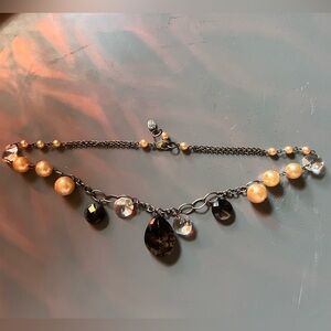 Elegant Gold and Silver Necklace